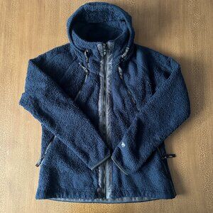 Kuhl Jacket - Navy Blue  with Zipper Hoodie - Size Large